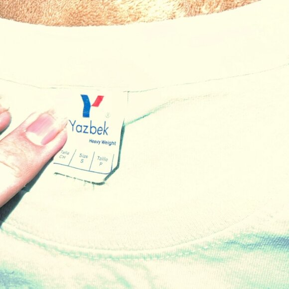 Cozumel Mexico Small Mint Green 'Relax What's The Hurry' Short Sleeve Shirt (T) - Picture 4 of 5